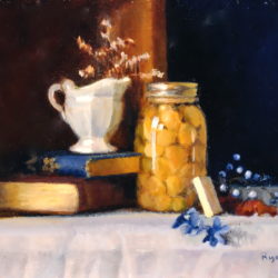 Still life, oil on canvas, 8"x10"