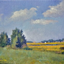 Essex Marsh, 8"x10", oil on canvas