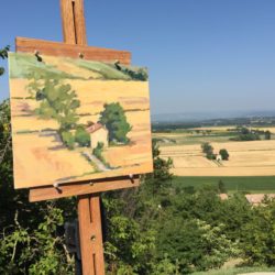 View from Chateauneuf de Mazanc