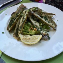 Razor Clams Appetizer