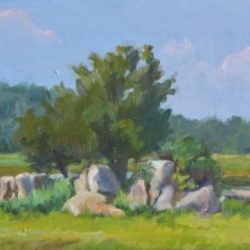 Gloucester, oil on canvas, 6'x9"
